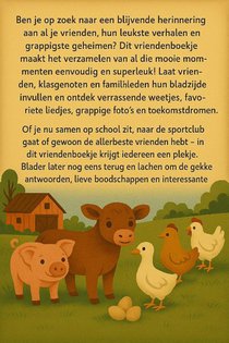 Boerderij Vriendenboekje achterzijde