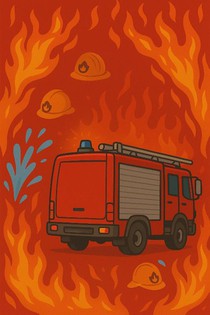 Brandweer Vriendenboekje achterzijde