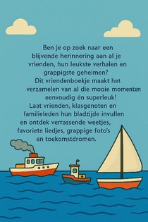 Boten Vriendenboekje achterzijde
