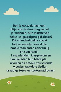 Honden Vriendenboekje achterzijde