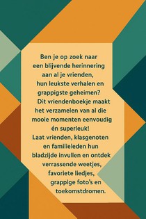 Honden Vriendenboekje achterzijde