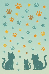 Katten Vriendenboekje achterzijde