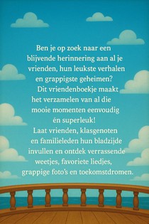 Piraten Vriendenboekje achterzijde