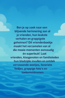 Zwemmen Vriendenboekje achterzijde