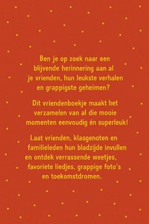 Pizza Vriendenboekje achterzijde