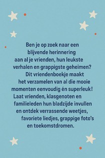 Regenboog Vriendenboekje achterzijde