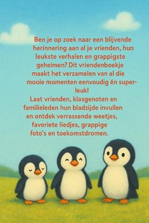 Pinguïn Vriendenboekje achterzijde