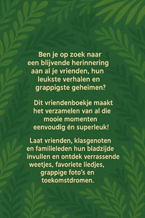 Apen Vriendenboekje achterzijde