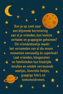 Rakket Vriendenboekje achterzijde