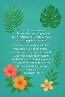 Flamingo Vriendenboekje achterzijde