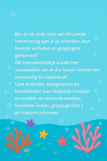 Dolfijnen Vriendenboekje achterzijde