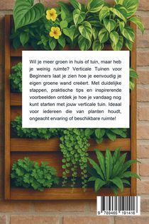 Verticale Tuinen voor Beginners achterzijde