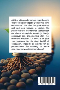 De Nieuwe Mini-ondernemer: Starten met Weinig Budget achterzijde