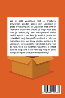 Uitpakken met print-on-demand producten achterzijde