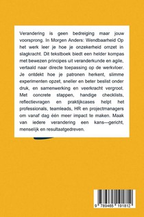 Morgen Anders: Wendbaarheid Op het werk achterzijde