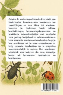 Insecten in Nederland achterzijde