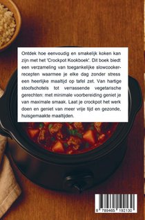 Crockpot Kookboek achterzijde