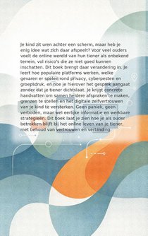 Tieners en social media achterzijde