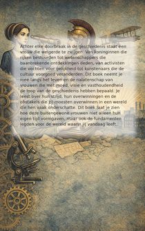 Vrouwen die geschiedenis schreven achterzijde