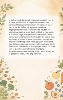 Minder suiker, meer energie achterzijde