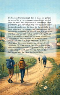 De camino frances stap voor stap achterzijde