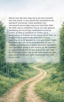 Wandelen als meditatie achterzijde