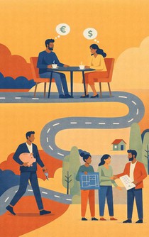 De financiële datinggids achterzijde