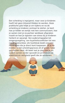 Scheiden met kinderen in het middelpunt achterzijde