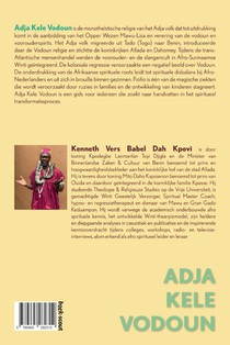 Adja Kele Vodoun achterzijde