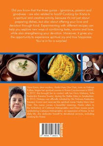 Vedic/vegetarian cooking with Nadia Mani Devi Dasi achterzijde