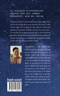 Stiltes tussen woorden achterzijde