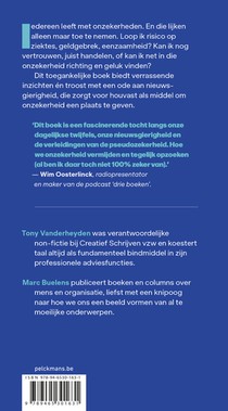 Nooit meer zeker? achterzijde