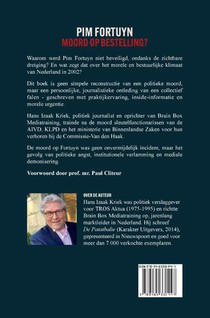 Pim Fortuyn – Moord op bestelling? achterzijde