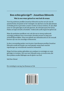 Een echte gelovige achterzijde