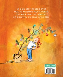 Een andere kerst achterzijde