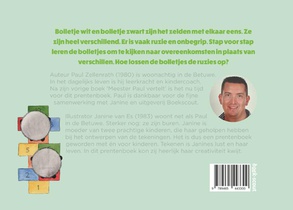 Bolletje wit en bolletje zwart achterzijde