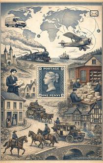 De Wereld van de Post achterzijde
