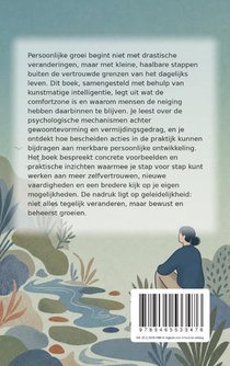 Kleine stappen uit je comfortzone achterzijde