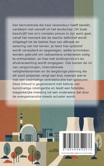 Ontmanteling van een kerncentrale achterzijde