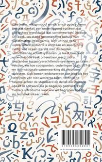 Unicode: ruimte voor elke letter achterzijde