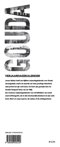 Verjaardagskalender Gouda achterkant