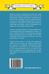 Pedagogiek: De plicht om weerstand te bieden achterzijde