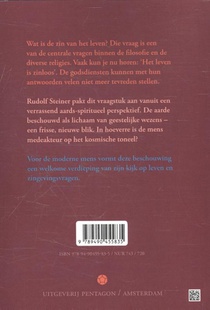De zin van het leven achterzijde
