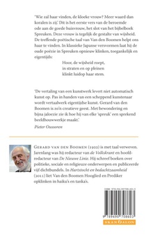 De kloeke vrouw, wie zal haar vinden? achterzijde