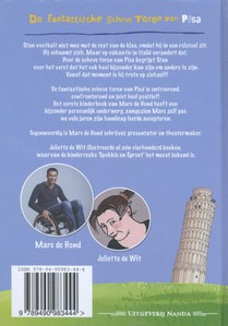 De fantastische scheve toren van Pisa achterzijde
