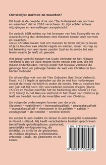 Christelijke normen en waarden? achterzijde