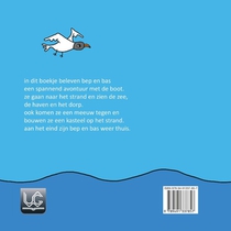 Bep en Bas gaan met de boot achterzijde