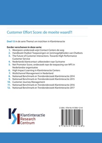 Customer Effort Score achterzijde