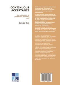 Continuous Acceptance achterzijde