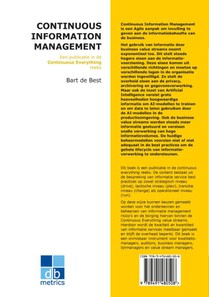 Continuous Information Management achterzijde